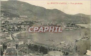Old Postcard MONTE CARLO - General view