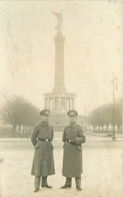 Military Soldiers Monument 1928 RPPC Photo Postcard 20-14181