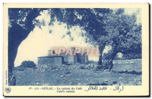 Old Postcard The Azilal Kasbah Caid