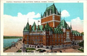 Canada Quebec Chateau Frontenac and Dufferin Terrace