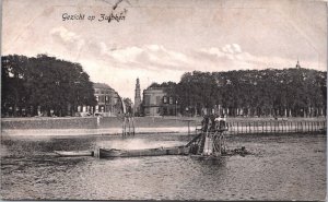 Netherlands Gezicht op Zutphen Vintage Postcard 09.39