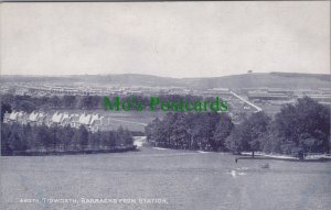 Wiltshire Postcard - Tidworth Barracks From Station  Ref.RS29627
