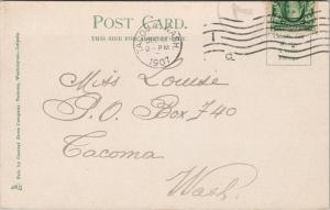 Forest of Masts Shipping Scene Tacoma WA Boats Central News c1907 Postcard E47