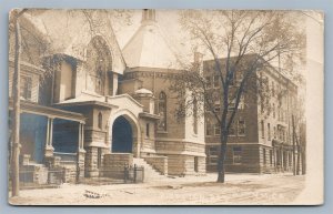 PITTSTON PA Y.M.C.A. ANTIQUE REAL PHOTO POSTCARD RPPC