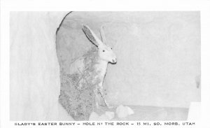 Moab Utah 1950s Glady's Easter Bunny National Press Postcard 24-8445