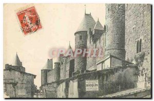 Old Postcard La Cite Carcassonne Rue des Hautes Lices