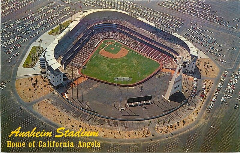 Anaheim (Baseball) Stadium. Home Of The California Angels Postcard