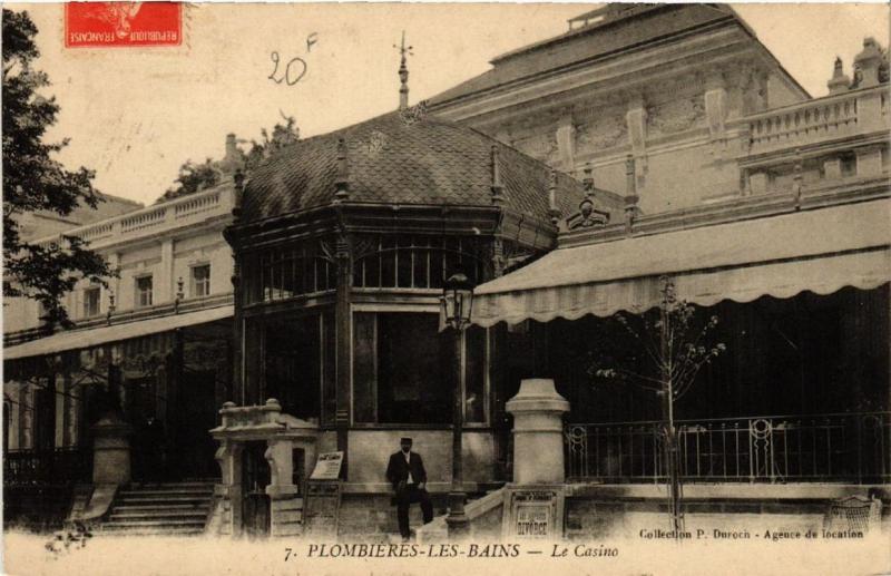 CPA PLOMBIERES-les-BAINS Le Casino. (398286)