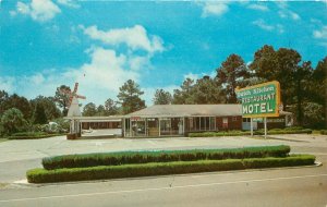 1950s Florida Tallahassee Dutch Kitchen Restaurant Motel MWM Postcard 22-11681