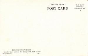 ME - Pemaquid Beach. Fort House