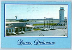 1988 Dover Delaware DE Postcard Air Force Base C5 Galaxy Stands Ready Operation