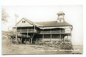 South Norwalk CT The Knob RPPC Real Photo Postcard