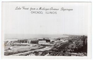 Chicago, Illinois, Lake Front from a Michigan Avenue Skyscraper