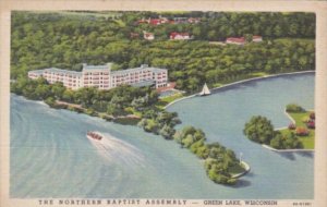 Wisconsin Green Lake The Northern Baptist Assembly 1952 Curteich