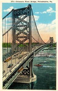 PA - Philadelphia. Delaware River Bridge