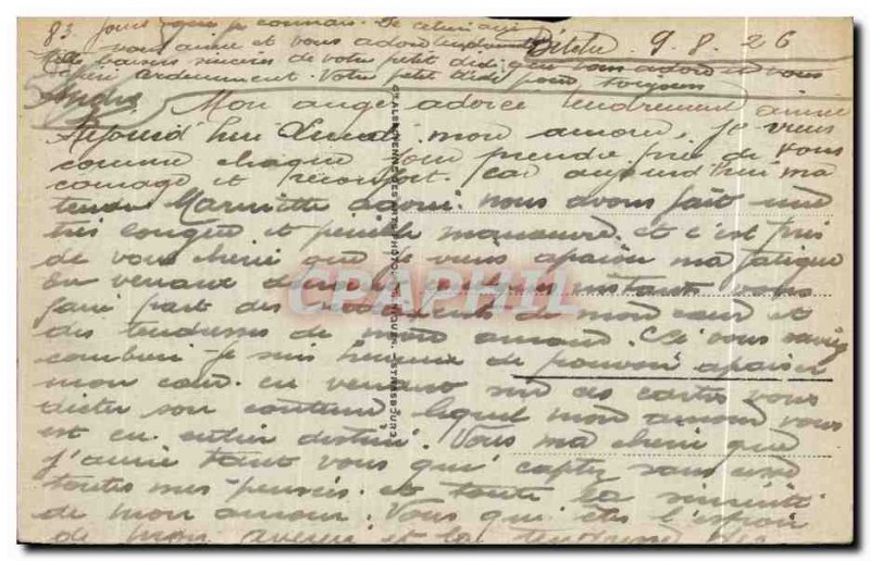 Old Postcard Bitche Camp Militaria