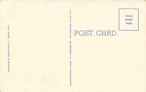 Medicine Bluff Fort Sill Oklahoma linen postcard