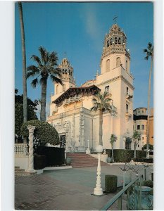 Postcard La Casa Grande, Hearst San Simeon State Historical Monument, California