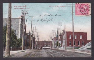 Postcard, CANADA, Hull, Main Street