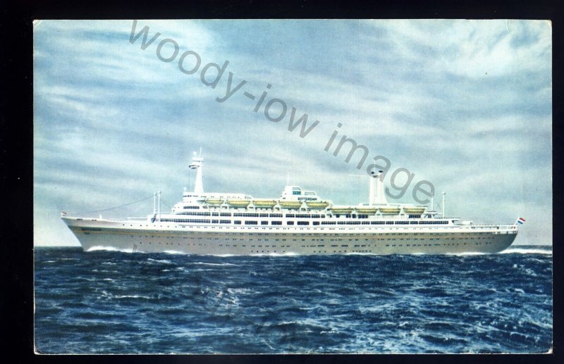 LS3254 - Holland-America Liner - Rotterdam (Flagship) - Artist U/K - postcard