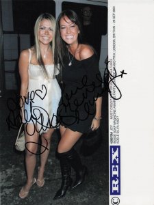 Sheree Murphy Adele Silva Emmerdale DOUBLE Hand Signed Press Photo