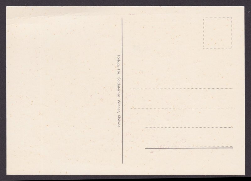 SWEDEN, Postcard, Unexpected counter-attack, Humor, WWI