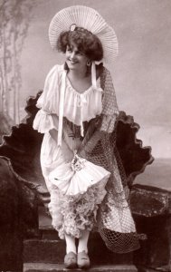 RPPC Pretty Girl Lady Marie Studholme Real Photo Postcard