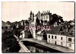 Modern Postcard Loches General view