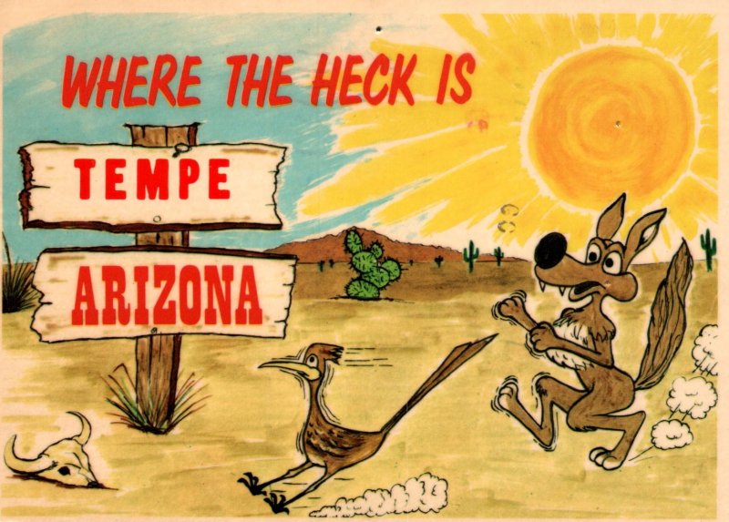 Where the Heck is Tempe,AZ? Roadrunner and Coyote Comic BIN