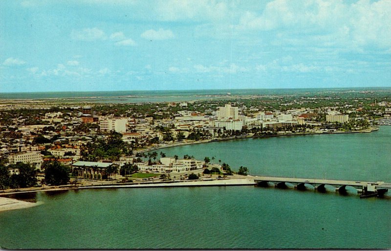 Florida West Palm Beach Skyline Along Lake Worth