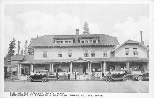 c1910 Spokane Washington Inn Occupation people autos Sky Tint Postcard 25-12242