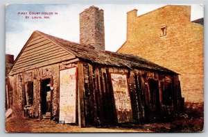 St Louis Missouri~First Court House Exterior View~VO Hammon Vintage Postcard