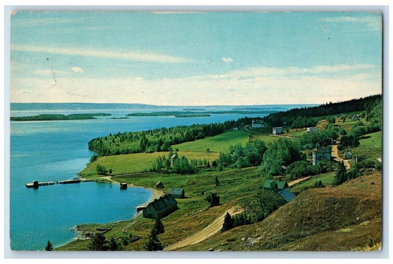 1965 Marble Mountain Cape Breton Nova Scotia Canada Vintage Postcard 