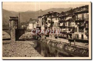 Old Postcard Cote D Azur Sospel (Alpes Maritimes Old Houses on Bevera