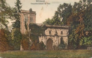 Germany Weimar Park Templar House 1926 postcard