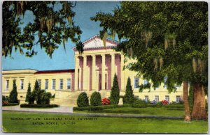 1948 School Of Law Louisiana's State University Baton Rouge LA Posted Postcard