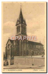 Old Postcard Bourbonne les Bains the Church Apse