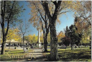 The Plaza in Fall Santa Fe New Mexico  4 by 6