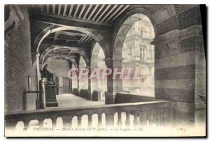 Postcard Old Toulouse Hotel La Loggia Assezat