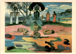 Gauguin's Day of the Gods at Art Institute Chicago! postcard