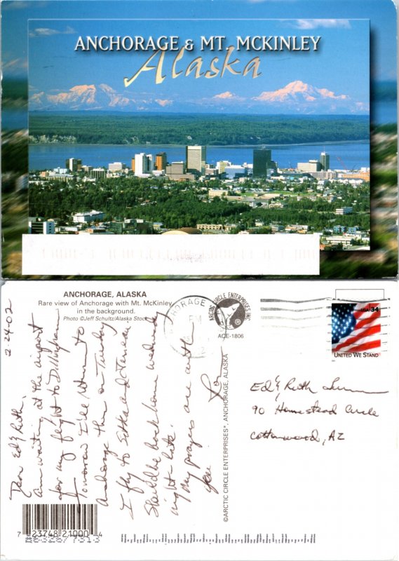 Anchorage & Mt. McKinley, Alaska (10676)