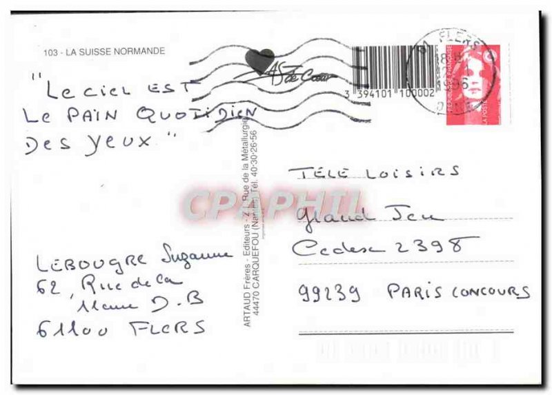 Modern Postcard La Suisse Normande Thury Harcourt Clecy The Carneille Caen Fa...