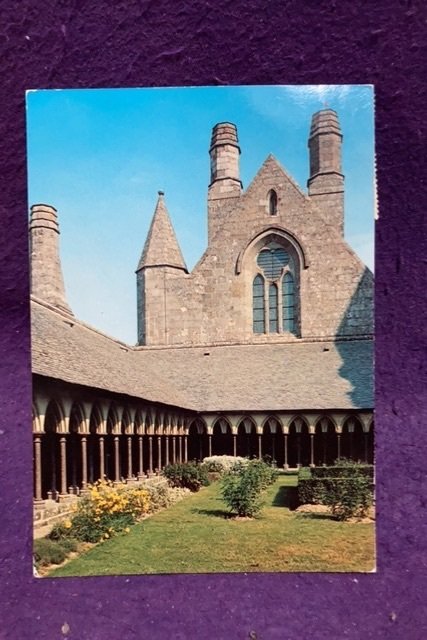 France Le Mont St Michel Le Cloitre posted 1984