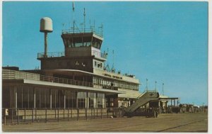 VINTAGE POSTCARD AIRPORT AT BAER FIELD FORT WAYNE INDIANA POSTED 1985