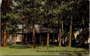 Postcard Hotel at Camp Grounds in Eaton Rapids, Michigan