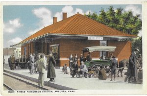 Fred Harvey H1750 Railroad Frisco Passenger Station Augusta Kansas