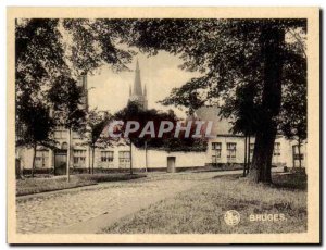 Old Postcard The Het Begijnhof Beguinage