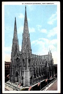 NEW YORK CITY St. Patrick's Cathedral on Fifth Avenue & 50th Street pm1914 ~ DB