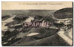 Old Postcard Bonsecours Rouen General view