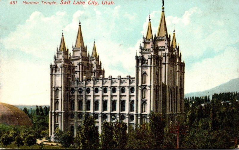 Utah Salt Lake City Mormon Temple